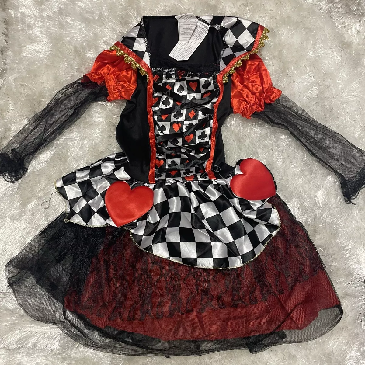 Queen Of Hearts Costume, Alice In Wonderland Queen Of Hearts