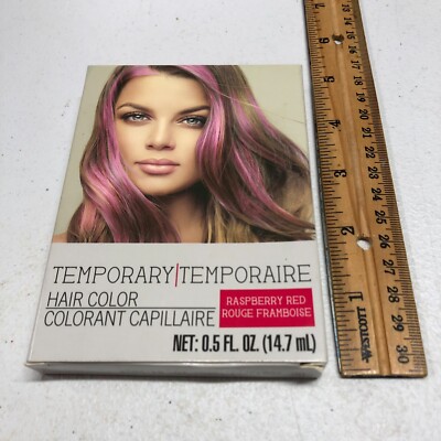 TEMPORARY HAIR COLOR - Red Raspberry - 0.5oz Exp 04/2023 NEW in Box