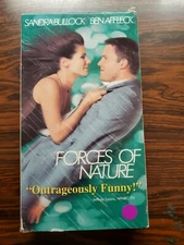 Forces of Nature (1999) - VHS Tape Movie - Comedy / Romance - Sandra Bullock