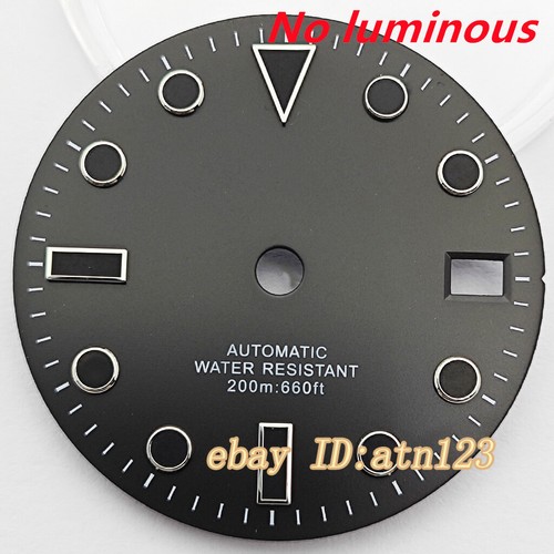 28.5mm Sterile Watch Dial fit NH35 NH36 Mingzhu DG2813 Miyota 8215 ETA2824 2836 - Picture 8 of 14
