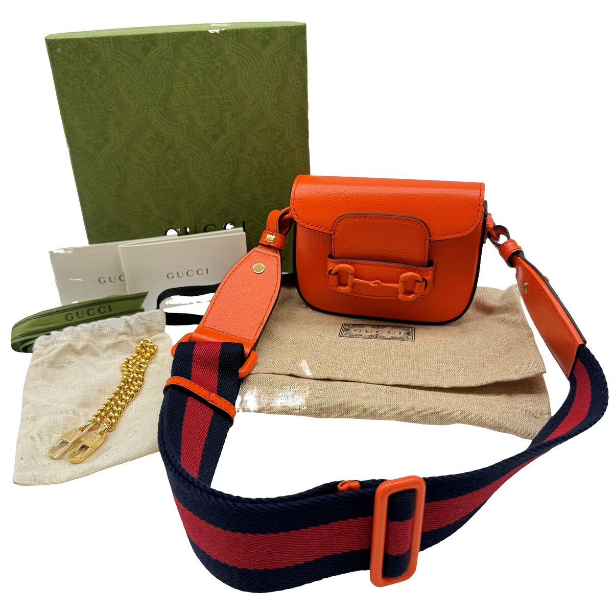 Auth GUCCI Horsebit 1995 Chain Bag Belt Bag & Fanny Pack Auth GUCCI Horsebit 1995 Chain Bag Belt Bag & Fanny Pack