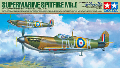 Tamiya Brit. Supermarine Spitfire Mk.I Flugzeug 1:48 Model Kit Bausatz 61119