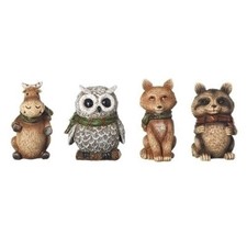 Wildlife Animal w/Scarf Ornament