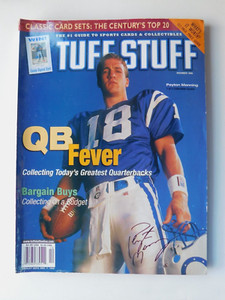 TUFF STUFF  Guide to Sports Cards & Collecting Peyton Manning on Cover