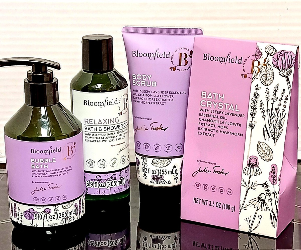 Bloomfield Julie Foster Aromatherapy Lavender Bath Crystal Shower