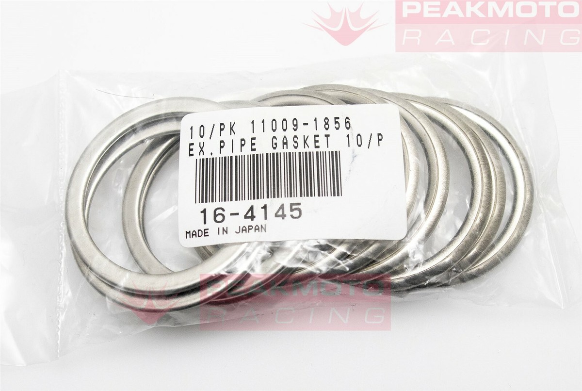 K&L 16-4145 Exhaust Pipe Gasket 10 Pack For Kawasaki 11009-1856