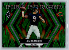 JIM McMAHON /25 - 2023 Phoenix #FF-9 - Fire Forged GREEN Parallel - CHI Bears