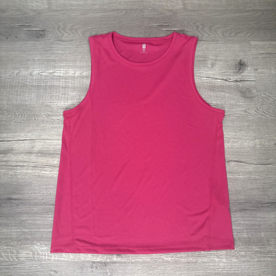 Ideology Women's Activewear SleevelessTop Tank Pink Size M 6022