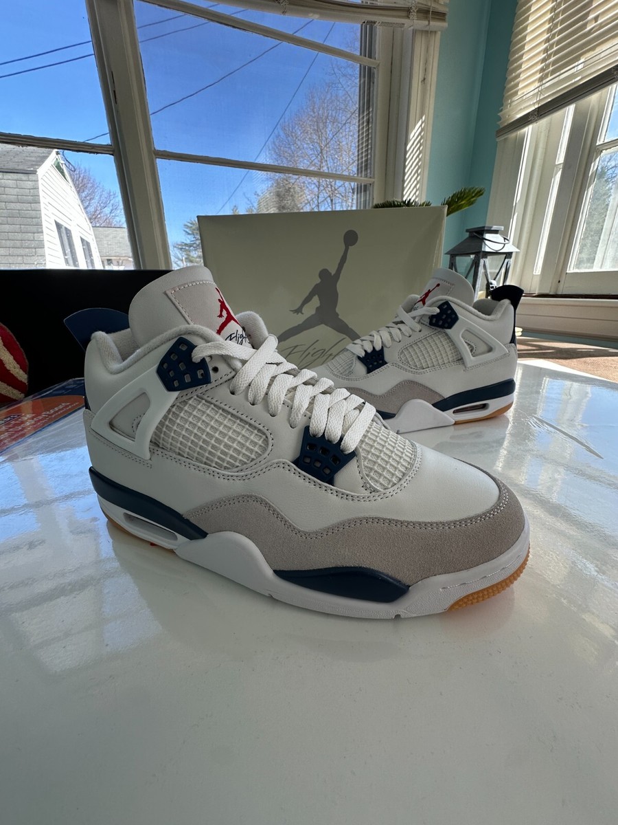NIKE JORDAN 4 RETRO SB NAVY (SIZE 9) (DR5415-100) NIKE SB JORDAN 4