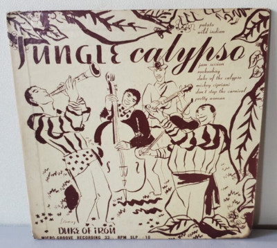 Duke Of Iron ‎– Jungle Calypso 1953 Vinyl (Stinson Records) SLP10
