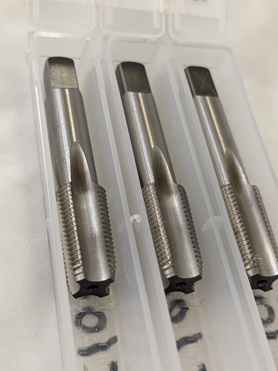 ⭐︎⭐︎ fss 0210　⭐︎⭐︎ KENNAMETAL Standard Pipe Taps: 1/8-27 3pk 4fl hss 1542787 | eBay