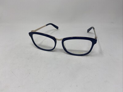 ESCADA EYEWEAR VES943s V15 BLUE GOLD 54-17-135 EYEGLASSES FRAME LR57