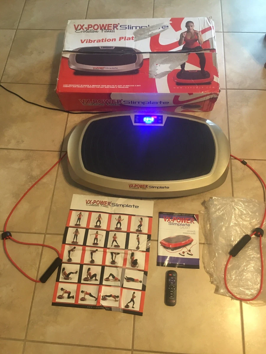 VX Power Slimplate Galaxy Vibration Plate Lightly Used w Remote