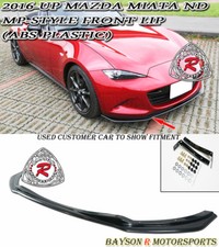 Fits 16-26 Mazda Miata Mx5 Nd Nd2 Nd3 Mp-style Front Lip Abs
