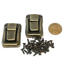 2 Piece BXR vintage style small box hardware lock latch box latches box B13