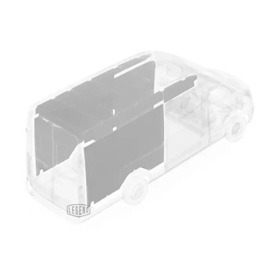 Legend Fleet Solutions EconoLite Wall Liner MR - Grey Fits Ford Transit 148''
