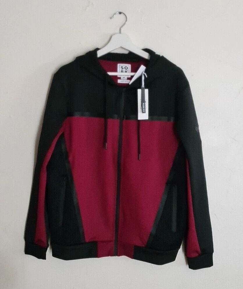 Jaket hoodie outlet maroon