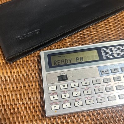 カシオパソコン　PB-100 CASIO PB-100 Pocket Computer LCD Tested Working ['Tested Working