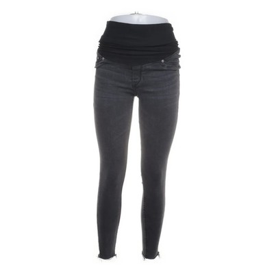 H&M Mama, Umstandsjeans, Größe: S, Schwarz, Baumwolle/Polyester/Elasthan #HqL