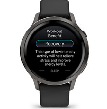 Garmin Venu 4 Smartwatch Slate Black GPS Heart Rate Sleep Tracking Free Shipping