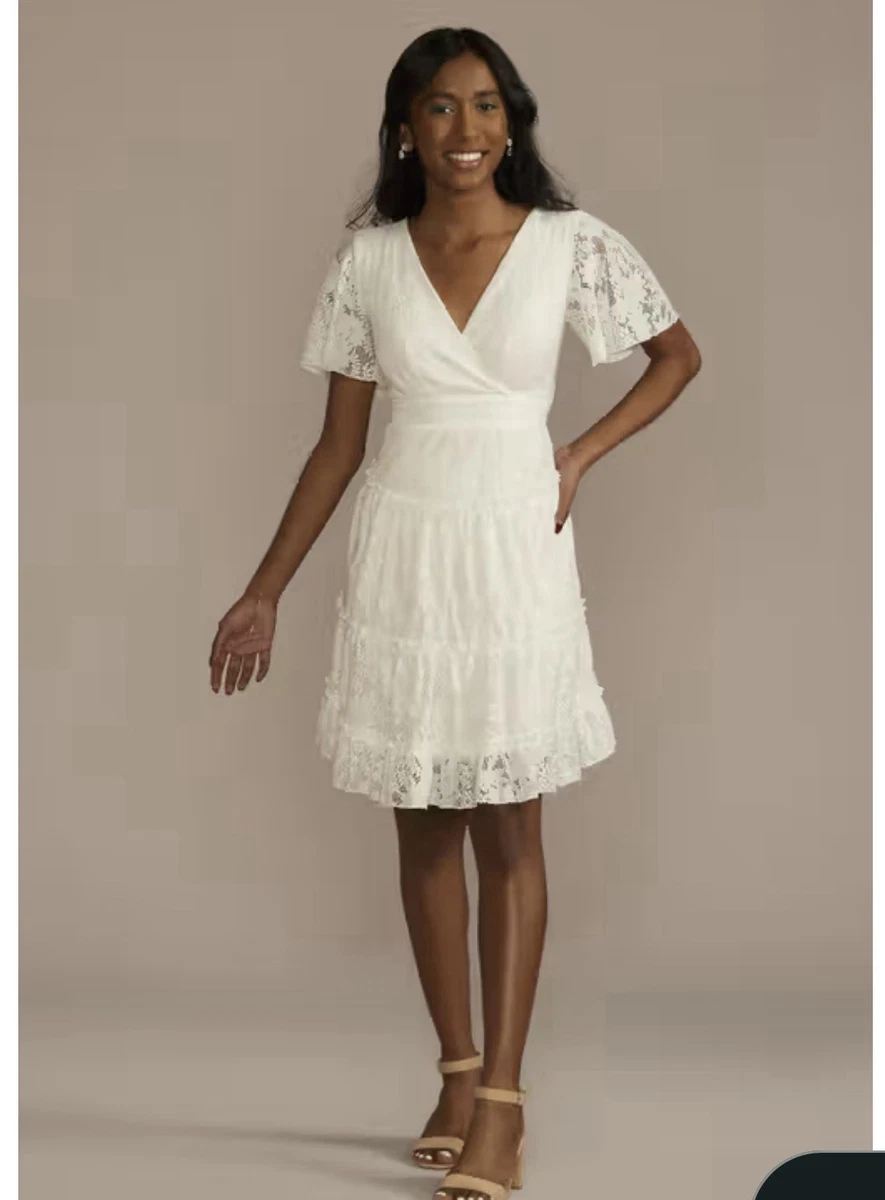 david's bridal knee length wedding dresses for Women for sale Formal_Maternity
