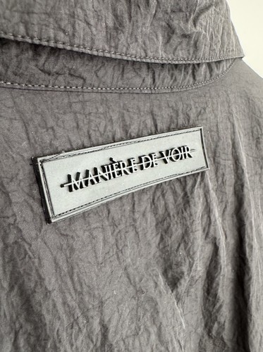maniere de voir Crispy Overshirt Shacket Jacket Black XL - Picture 10 of 14