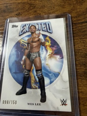 2025 Topps Exalted WWE - #56 Wes Lee - White Parallel /150