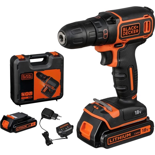 Black & Decker BDCDC18KB-QW Akku-Bohrschrauber Schrauber-image