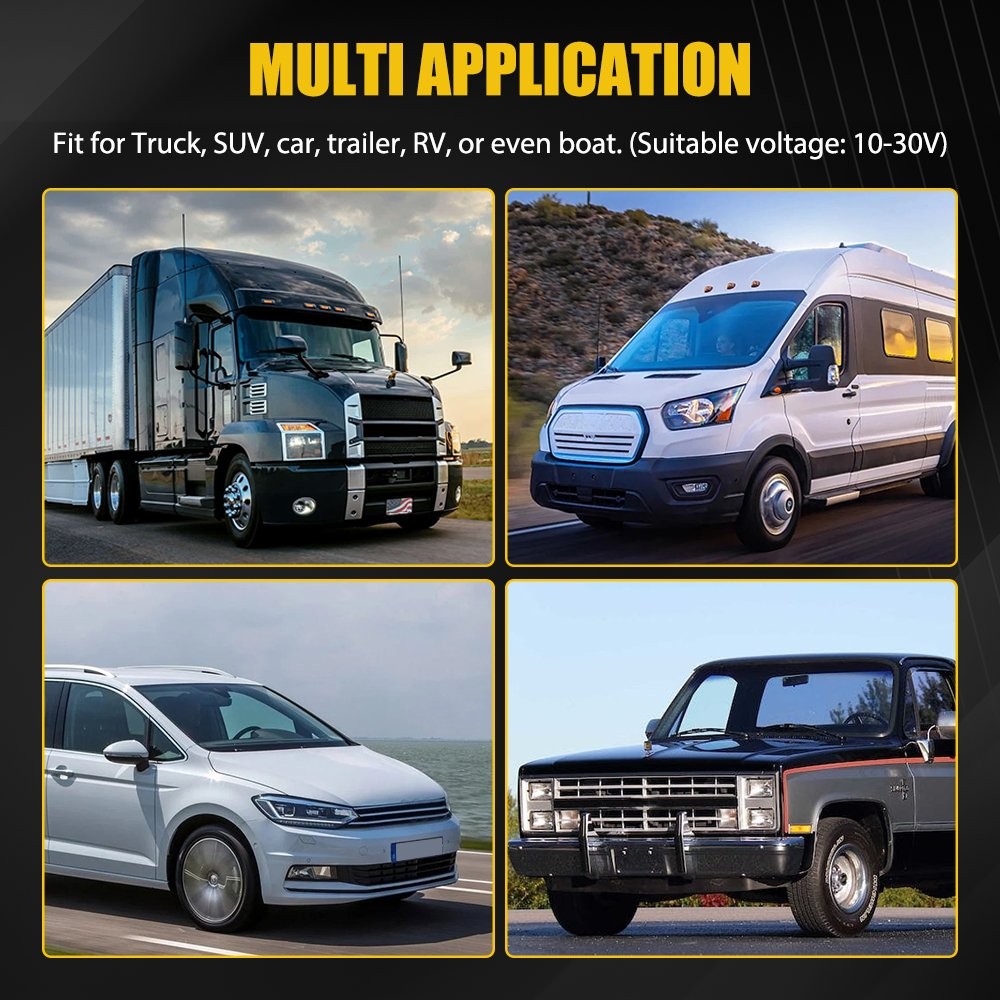 12V Car License LED Tail Plate RV Light Camper UTV Trailer Van Truck Cool White thumbnail 11