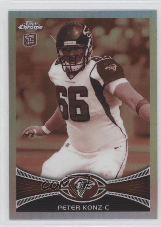 2012 Topps Chrome Sepia-Tone Refractor 26/99 Peter Konz #96 Rookie RC 2u6