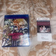 Mob Psycho 100 Season One Blu Ray Signed Japanese Voice Setsuo Ito JSA Autenthic