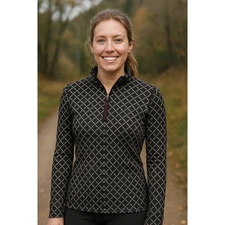 Smartwool Patterned MIdweight Merino Wool Quarter-Zip Women’s Medium