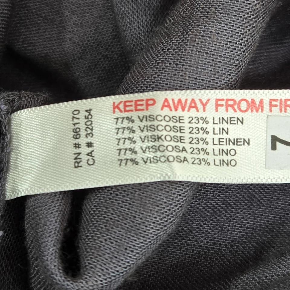 Mono Free People Mujer L Gris Lino Jet Set Life Wide Leg Foto 4 de 4