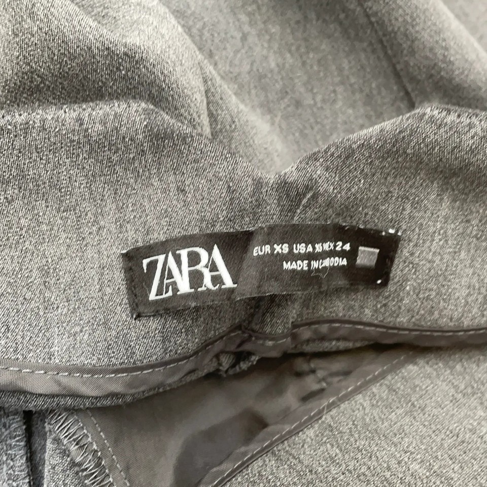 Xee Zara, Stoffhose, Größe: XS, Grau, Elasthan/Polyester/Viskose, Einfarbig ...