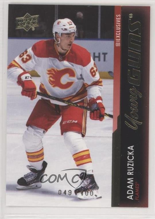 2021 Upper Deck Series 2 Young Guns UD Exclusives 49/100 Adam Ruzicka #465 0a4