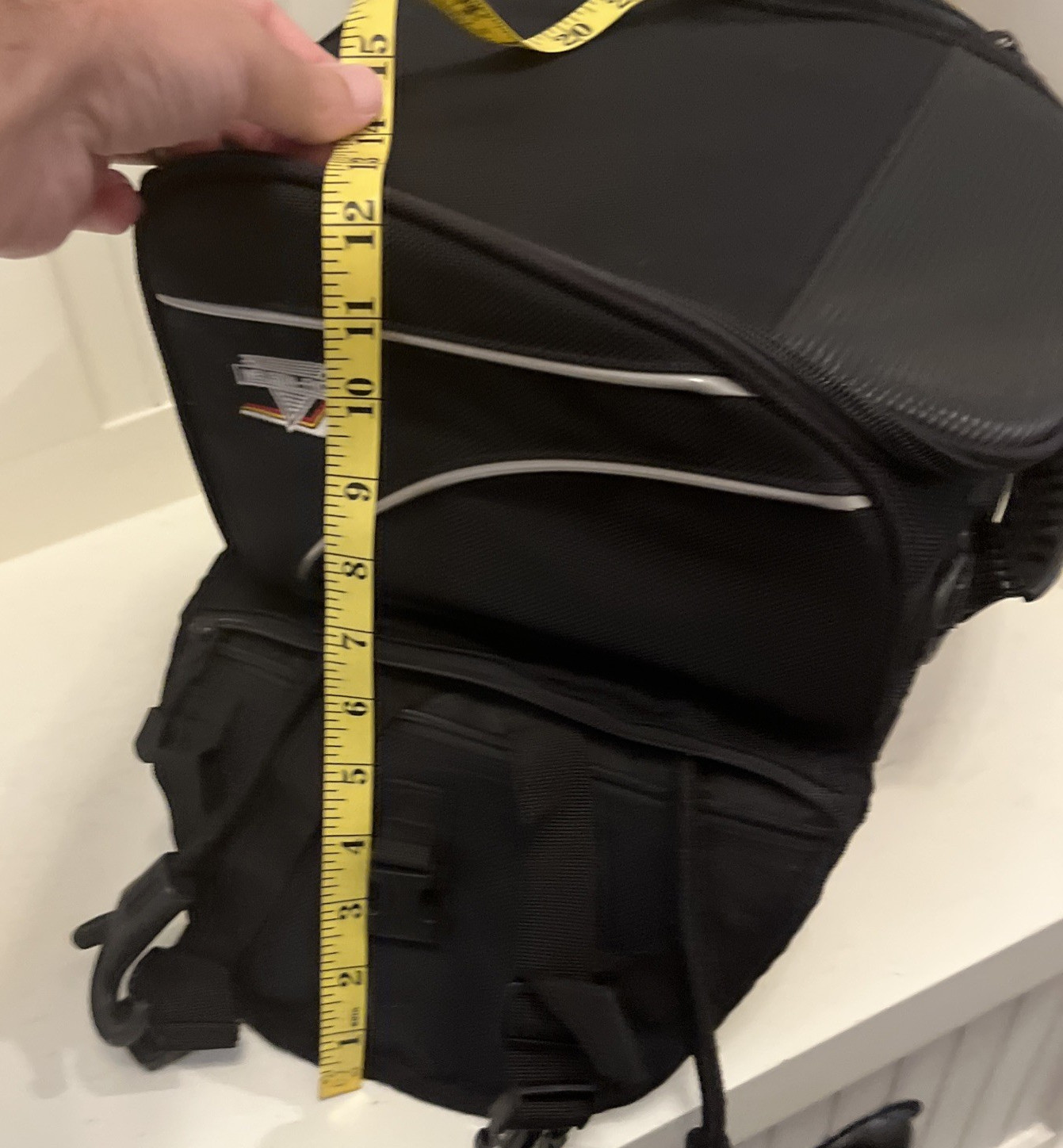 NELSON RIGG Black Motocycle Bag CL-75 Commuter Sport Tail Bag