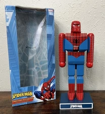 Wood Spider-Man Kurt S. Adler Nutcrackers Figurine 2007 11” With Box