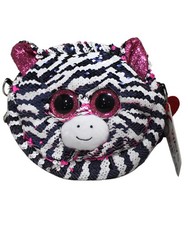 Ty Fashion - Zoey the Zebra, Glitter Eyes, 6 Ways to Wear, MWMT