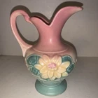 Vintage Hull Pottery Water Lily Small Pitcher Ewer W-2- 5 1/2 Made in USA