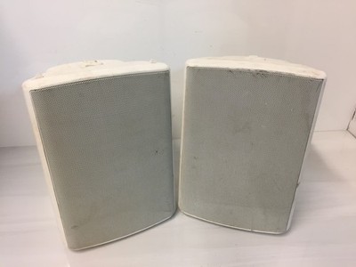Jamo Indoor Outdoor 8A White Speakers Pair 2.0 Channel 8 Ohm All Weather