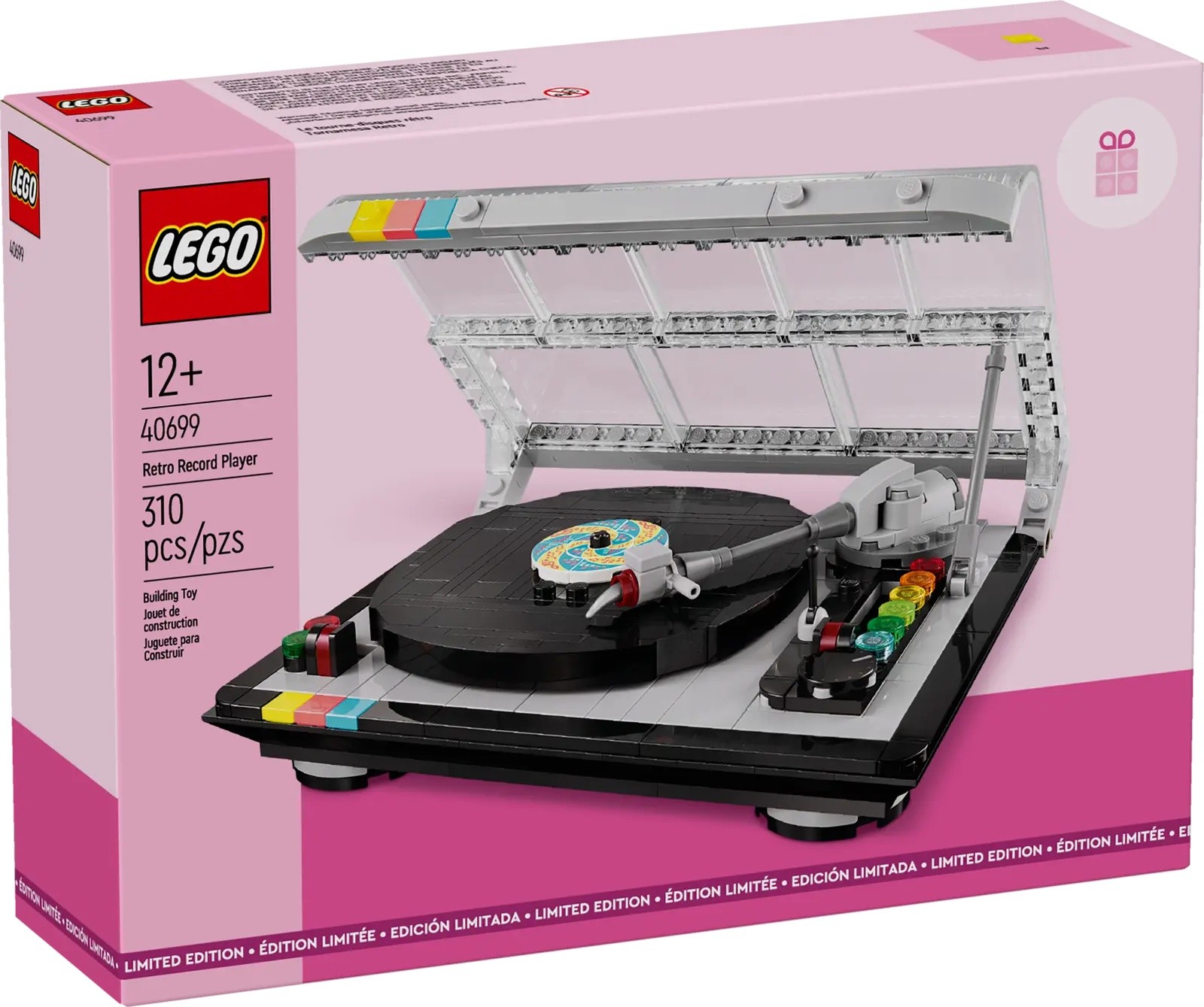 LEGO 40699 Giradischi Retrò Edizione Limitata - Nuovo Sigillato MISB