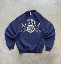 Vintage 90s Alaska Crewneck Made in USA Size M