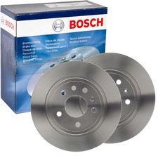 2X BOSCH BREMSSCHEIBEN 285,8mm VOLL HINTEN PASSEND FÜR SAAB 9-5