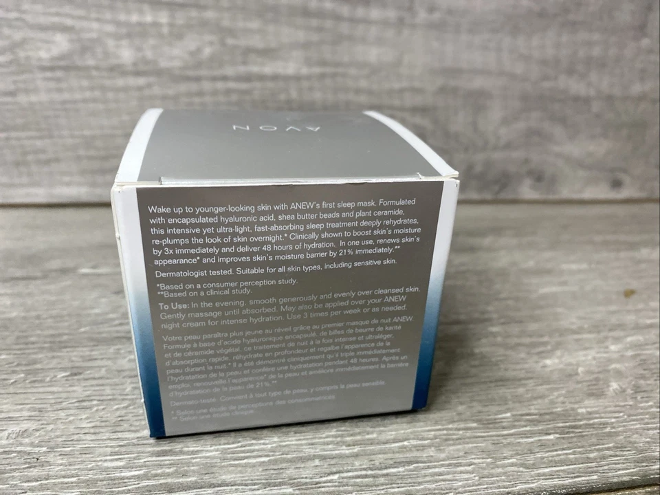 Máscara de hidratación clínica nocturna Avon Anew 1,7 fl oz Foto 3 de 4