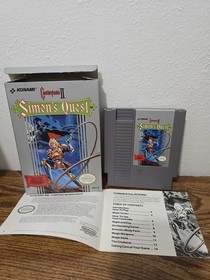 Castlevania II Simon's Quest NES Nintendo - CIB Complete with Box & Manual