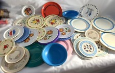 Vintage Pretend Play Food Plates Lot Chilton Fisher Price Pretend Play Lot of 29