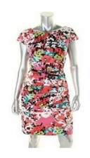 New AGB Floral dress. Size 18 Floral Belted Romantic Retail $98