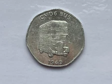 1949 CVD6 BUS 20 PENCE NATIONAL TRANSPORT TOKEN