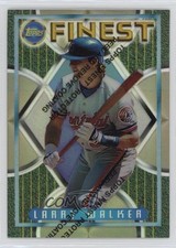 1995 Topps Finest Refractor Larry Walker #215 HOF 01ah