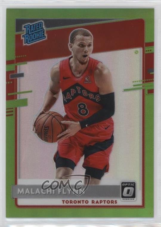 2020 Donruss Optic Rated Lime Green Prizm /149 Malachi Flynn #179 Rookie RC 0c2